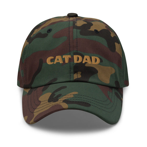 Cat Dad Embroidered Hat